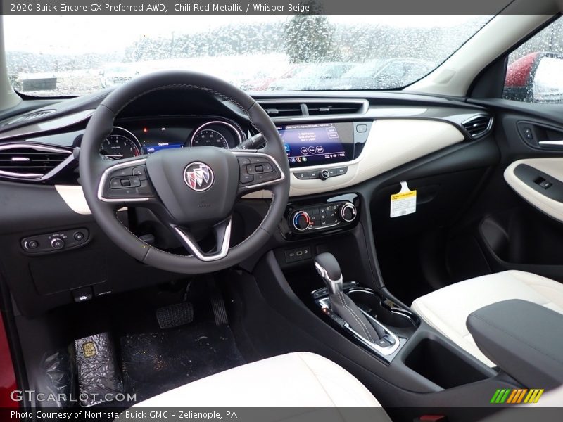 Dashboard of 2020 Encore GX Preferred AWD