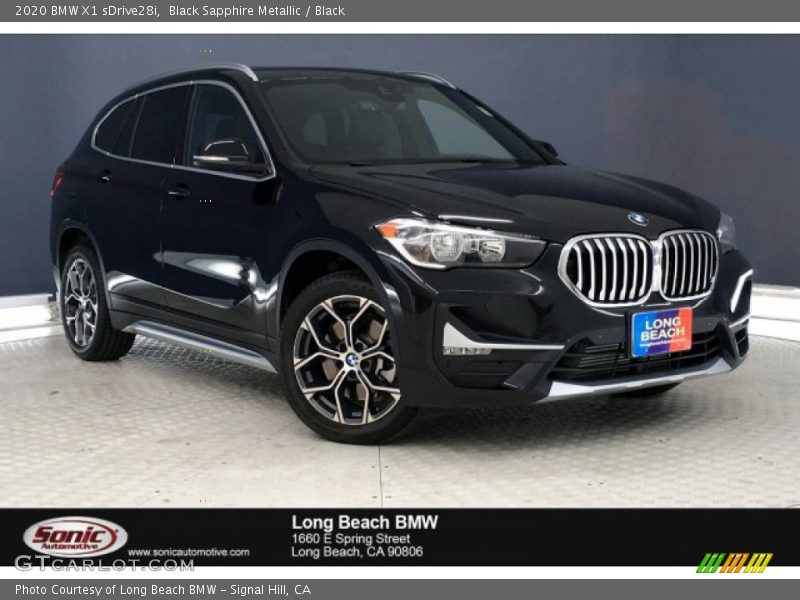 Black Sapphire Metallic / Black 2020 BMW X1 sDrive28i