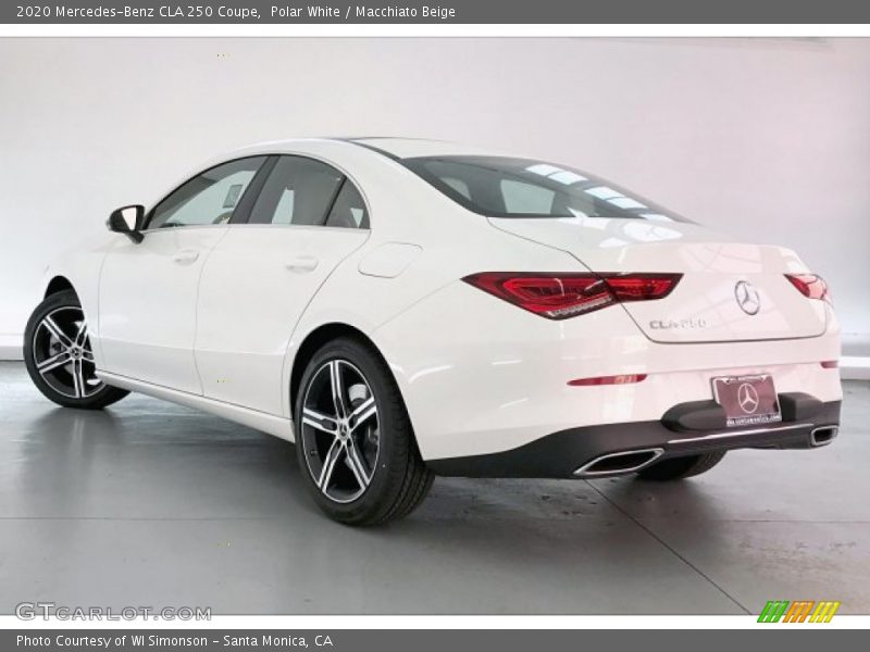 Polar White / Macchiato Beige 2020 Mercedes-Benz CLA 250 Coupe