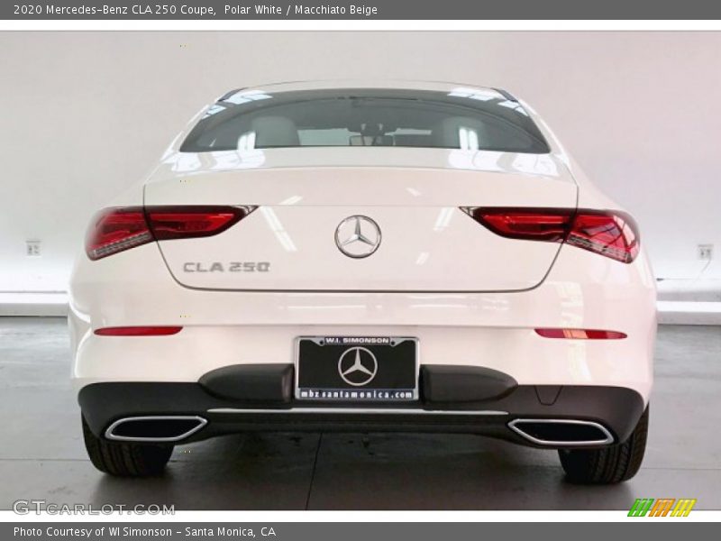 Polar White / Macchiato Beige 2020 Mercedes-Benz CLA 250 Coupe