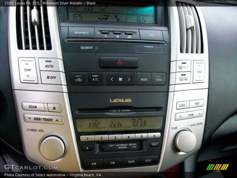 Millenium Silver Metallic / Black 2005 Lexus RX 330