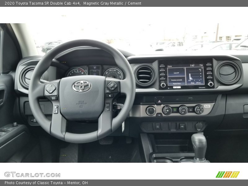 Magnetic Gray Metallic / Cement 2020 Toyota Tacoma SR Double Cab 4x4