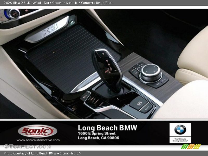 Dark Graphite Metallic / Canberra Beige/Black 2020 BMW X3 sDrive30i