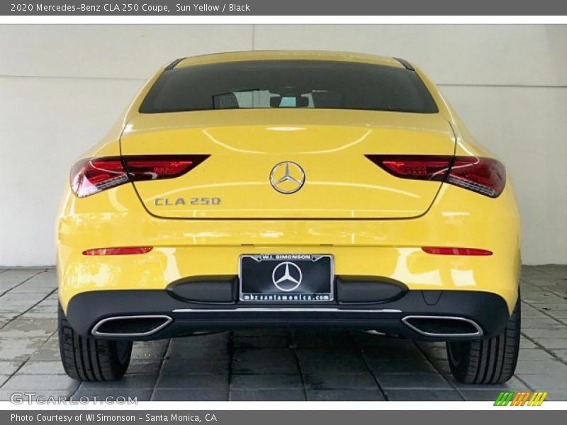 Sun Yellow / Black 2020 Mercedes-Benz CLA 250 Coupe