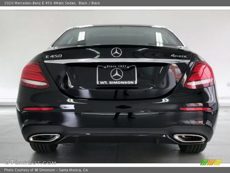 Black / Black 2020 Mercedes-Benz E 450 4Matic Sedan