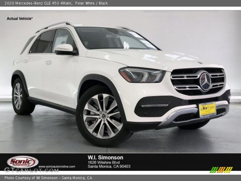 Polar White / Black 2020 Mercedes-Benz GLE 450 4Matic