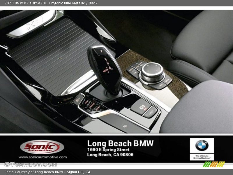 Phytonic Blue Metallic / Black 2020 BMW X3 sDrive30i