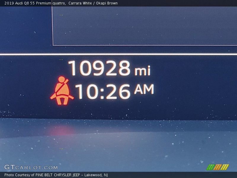 Carrara White / Okapi Brown 2019 Audi Q8 55 Premium quattro