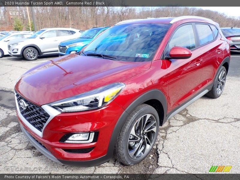 Gemstone Red / Black 2020 Hyundai Tucson Sport AWD