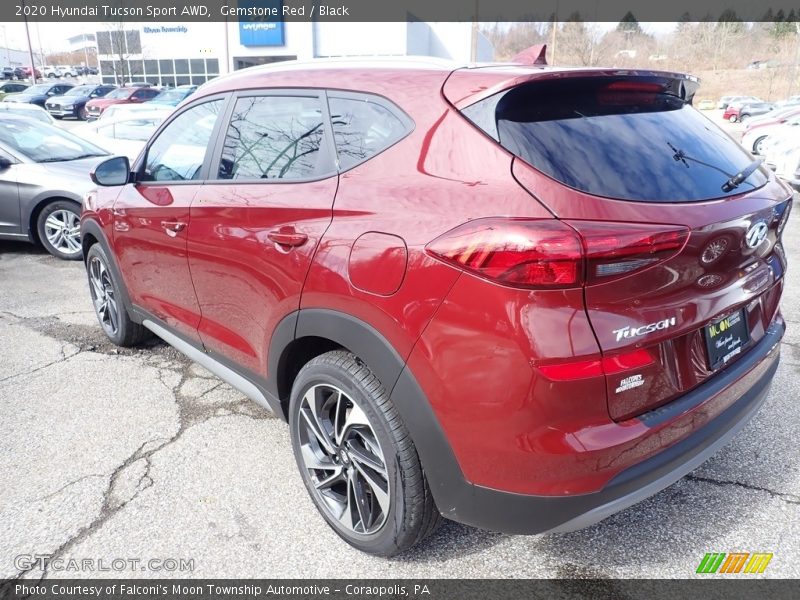 Gemstone Red / Black 2020 Hyundai Tucson Sport AWD