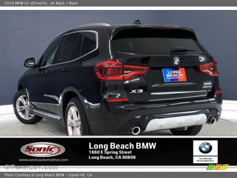 Jet Black / Black 2020 BMW X3 xDrive30i