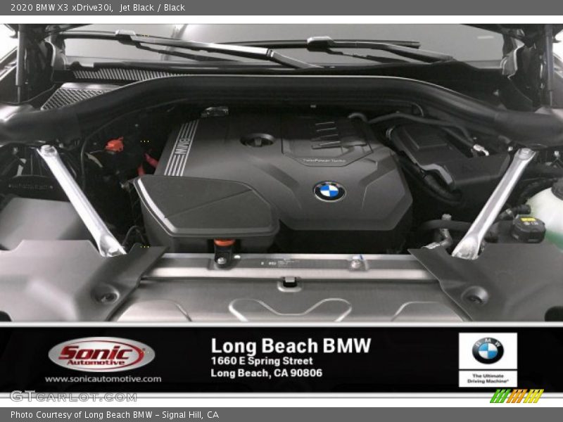 Jet Black / Black 2020 BMW X3 xDrive30i