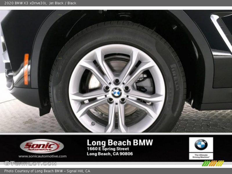 Jet Black / Black 2020 BMW X3 xDrive30i