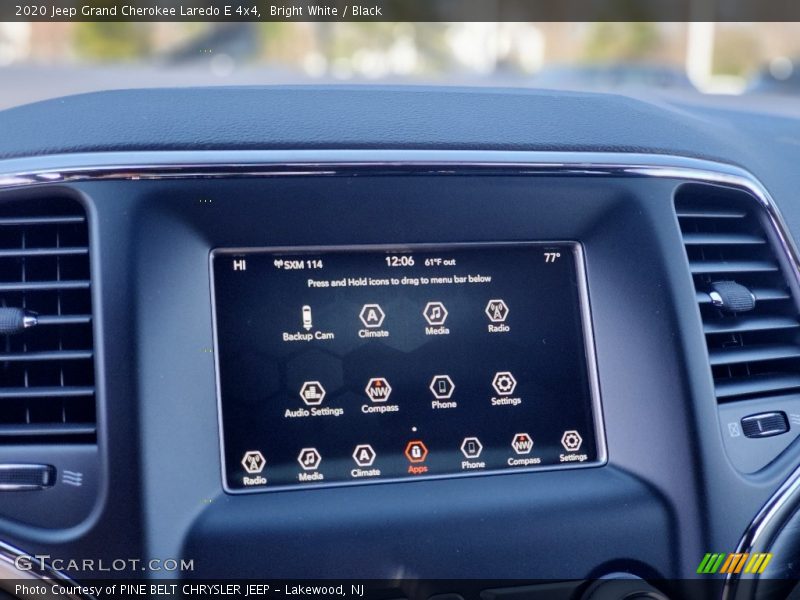 Bright White / Black 2020 Jeep Grand Cherokee Laredo E 4x4
