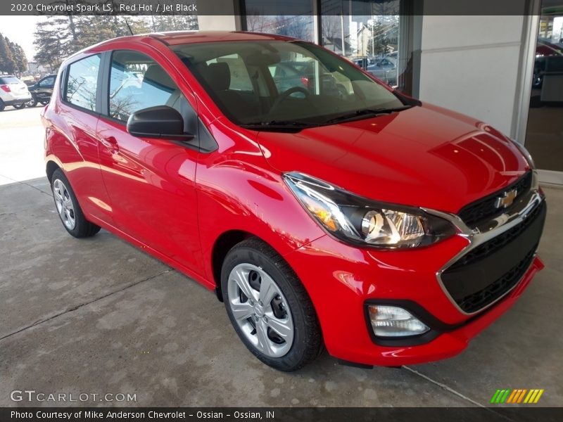 Red Hot / Jet Black 2020 Chevrolet Spark LS