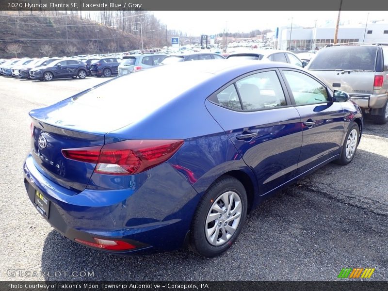 Lakeside Blue / Gray 2020 Hyundai Elantra SE