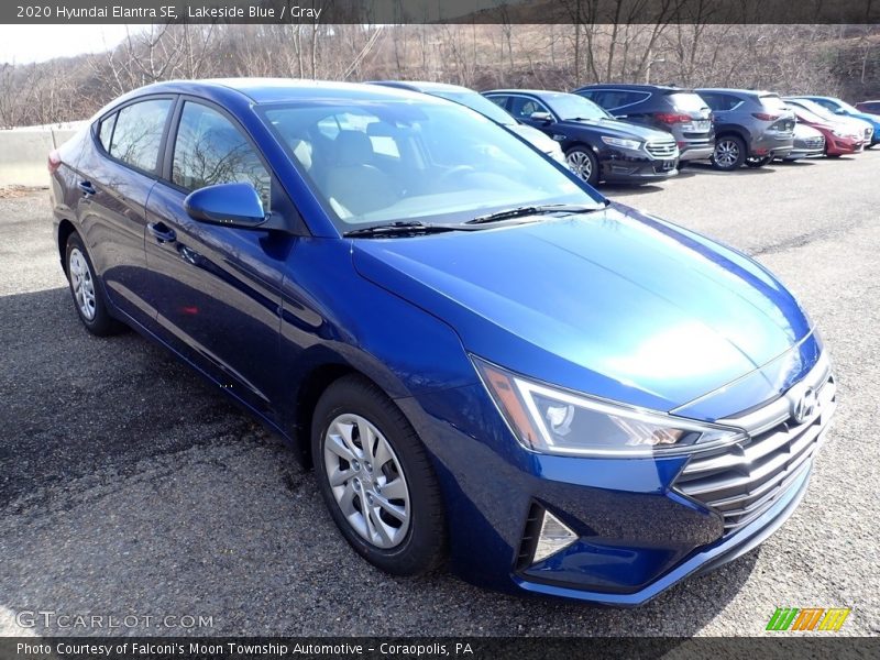 Lakeside Blue / Gray 2020 Hyundai Elantra SE