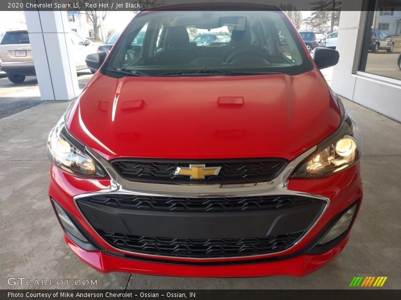 Red Hot / Jet Black 2020 Chevrolet Spark LS
