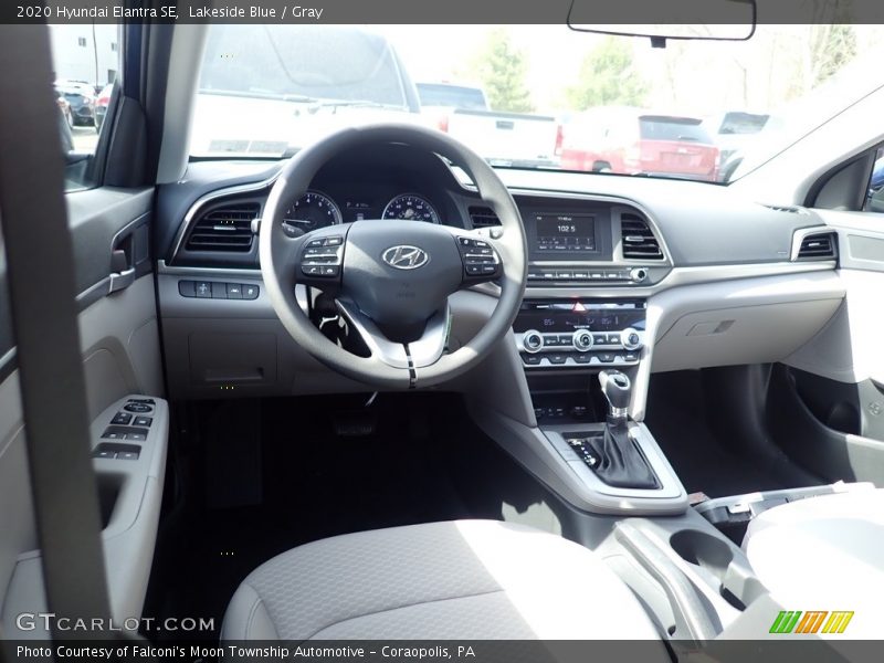 Lakeside Blue / Gray 2020 Hyundai Elantra SE