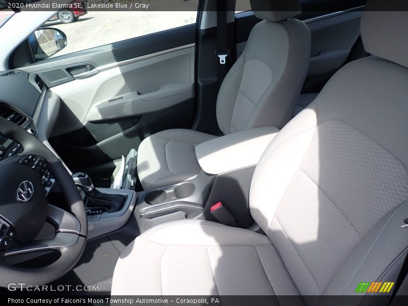 Lakeside Blue / Gray 2020 Hyundai Elantra SE