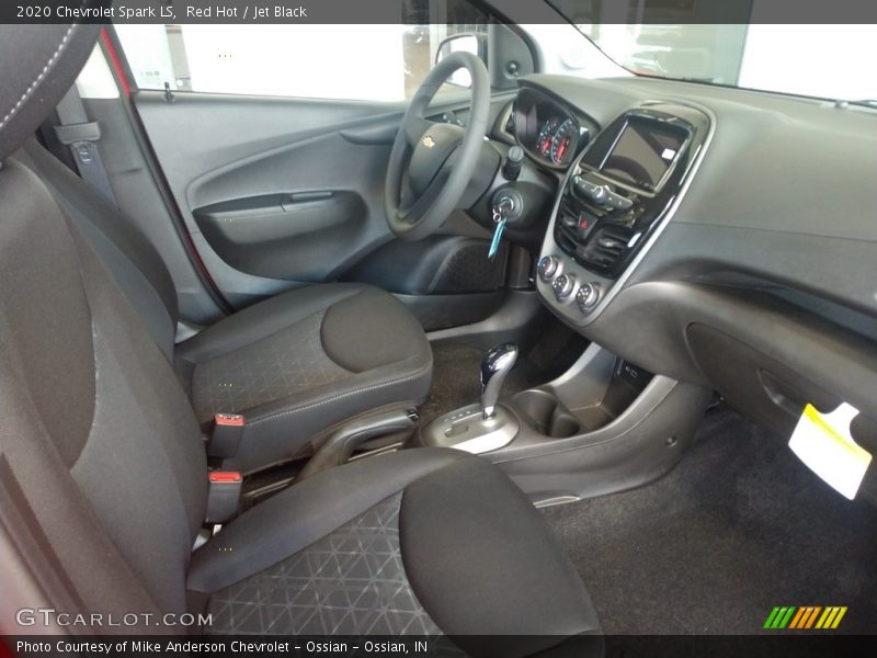 Red Hot / Jet Black 2020 Chevrolet Spark LS