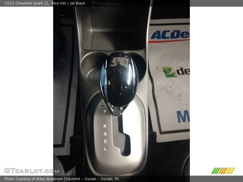 Red Hot / Jet Black 2020 Chevrolet Spark LS
