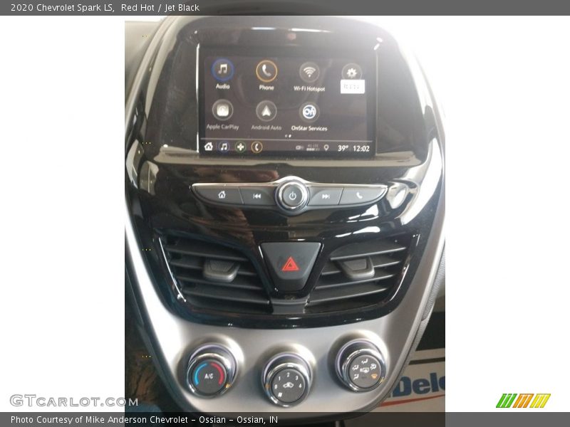Red Hot / Jet Black 2020 Chevrolet Spark LS