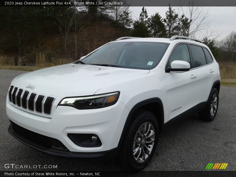 Bright White / Ski Gray/Black 2020 Jeep Cherokee Latitude Plus 4x4