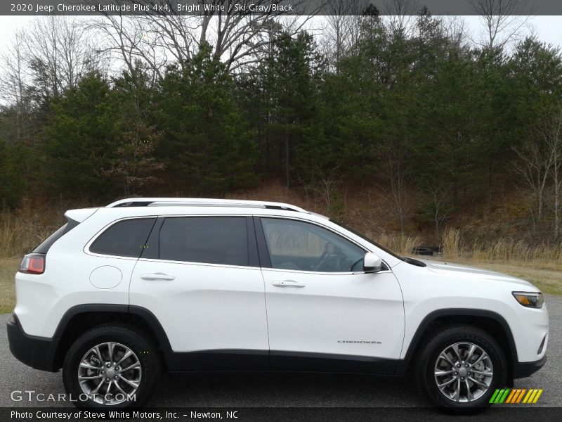 Bright White / Ski Gray/Black 2020 Jeep Cherokee Latitude Plus 4x4