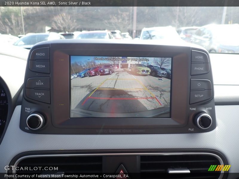 Sonic Silver / Black 2020 Hyundai Kona SEL AWD