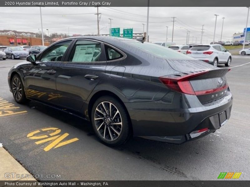 Portofino Gray / Dark Gray 2020 Hyundai Sonata Limited