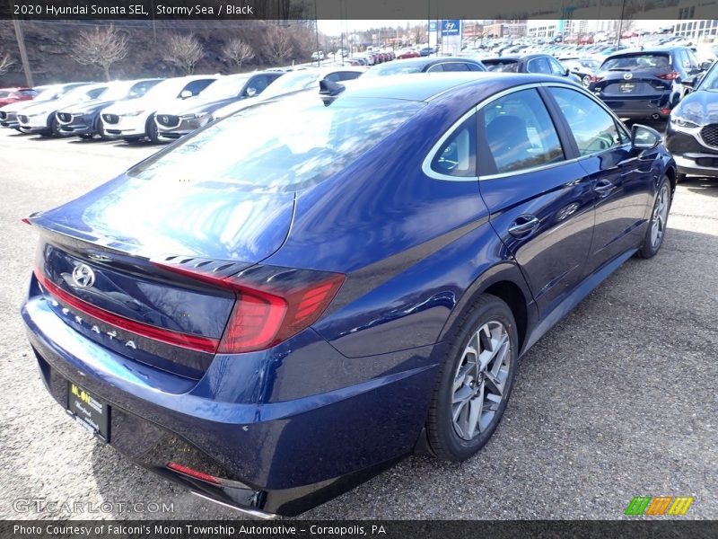 Stormy Sea / Black 2020 Hyundai Sonata SEL