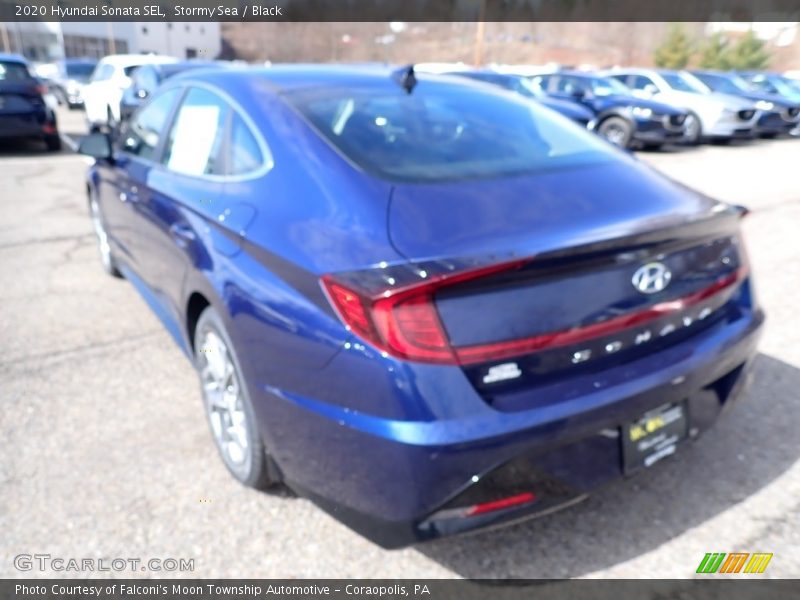 Stormy Sea / Black 2020 Hyundai Sonata SEL