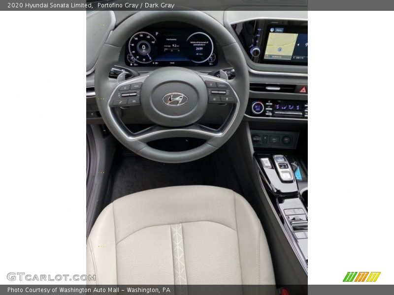 Portofino Gray / Dark Gray 2020 Hyundai Sonata Limited