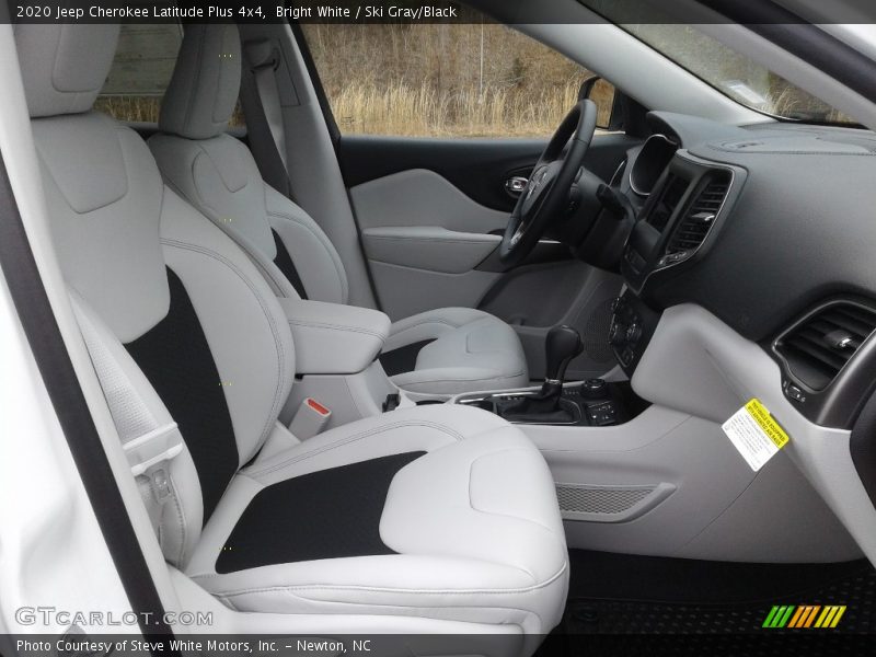 Bright White / Ski Gray/Black 2020 Jeep Cherokee Latitude Plus 4x4