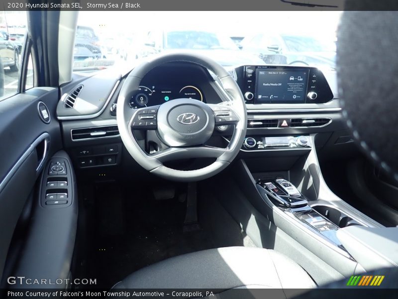 Stormy Sea / Black 2020 Hyundai Sonata SEL