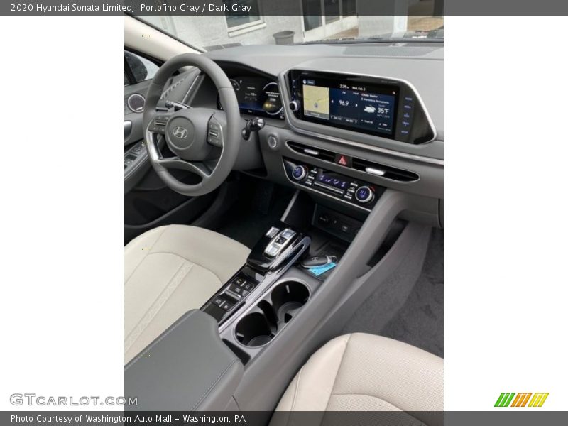 Portofino Gray / Dark Gray 2020 Hyundai Sonata Limited