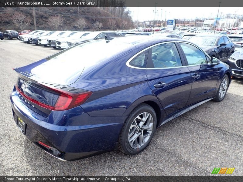 Stormy Sea / Dark Gray 2020 Hyundai Sonata SEL