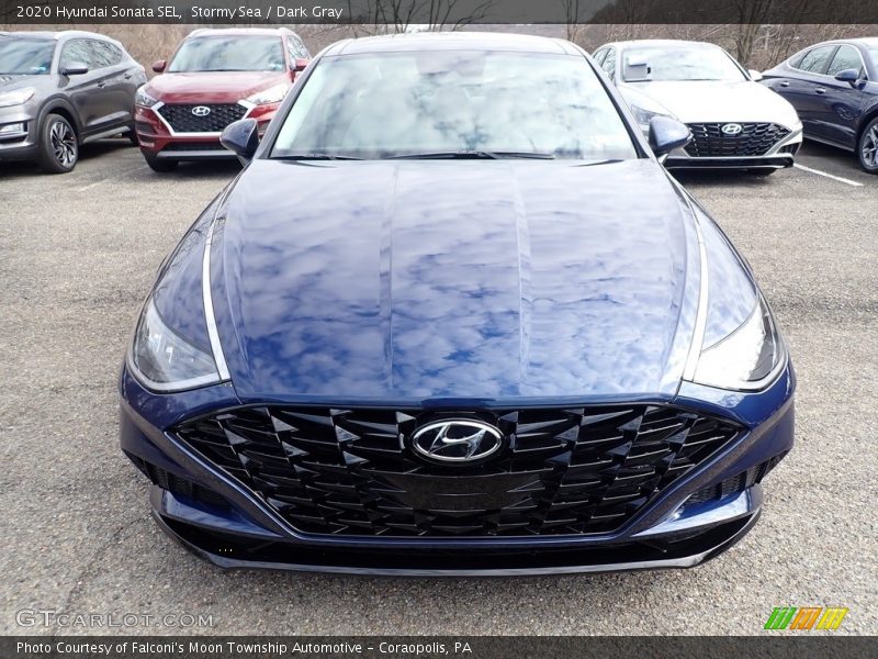 Stormy Sea / Dark Gray 2020 Hyundai Sonata SEL