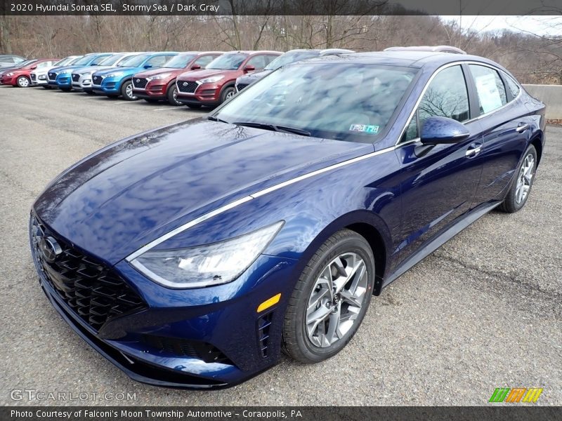Stormy Sea / Dark Gray 2020 Hyundai Sonata SEL
