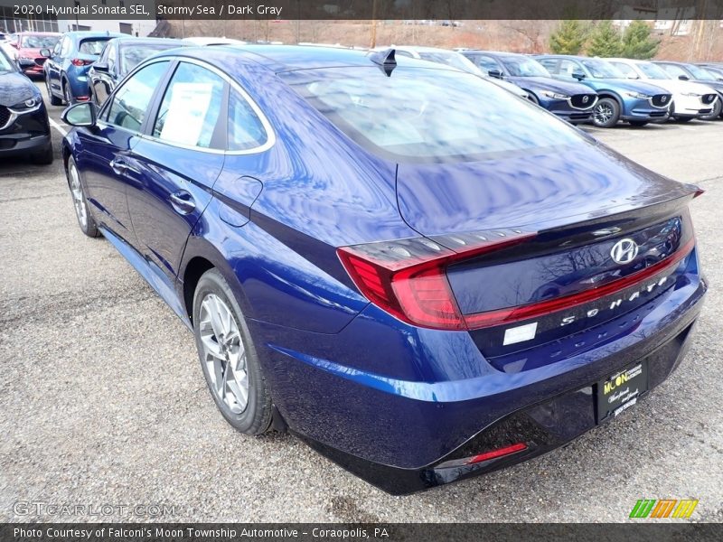 Stormy Sea / Dark Gray 2020 Hyundai Sonata SEL