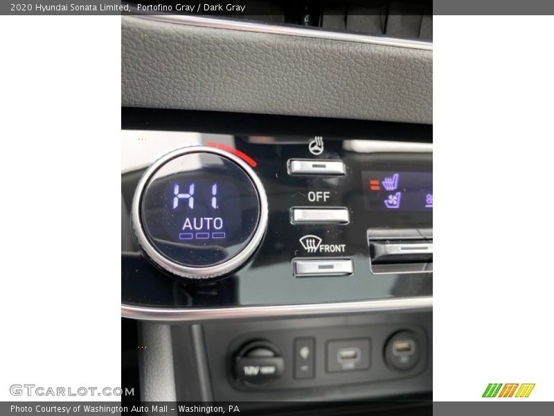 Portofino Gray / Dark Gray 2020 Hyundai Sonata Limited