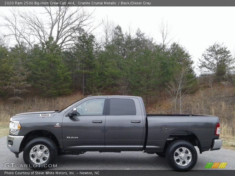 Granite Crystal Metallic / Black/Diesel Gray 2020 Ram 2500 Big Horn Crew Cab 4x4