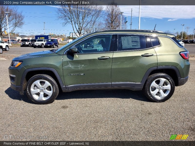  2020 Compass Latitude 4x4 Olive Green Pearl