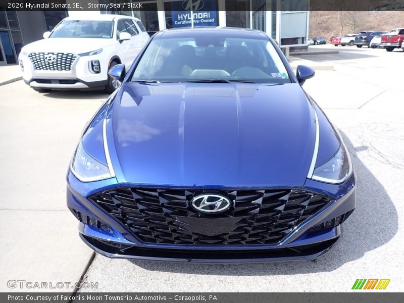 Stormy Sea / Black 2020 Hyundai Sonata SEL