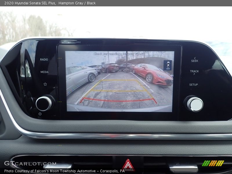 Hampton Gray / Black 2020 Hyundai Sonata SEL Plus