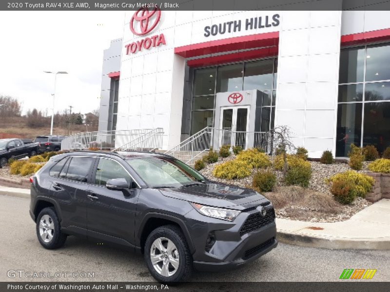 Magnetic Gray Metallic / Black 2020 Toyota RAV4 XLE AWD