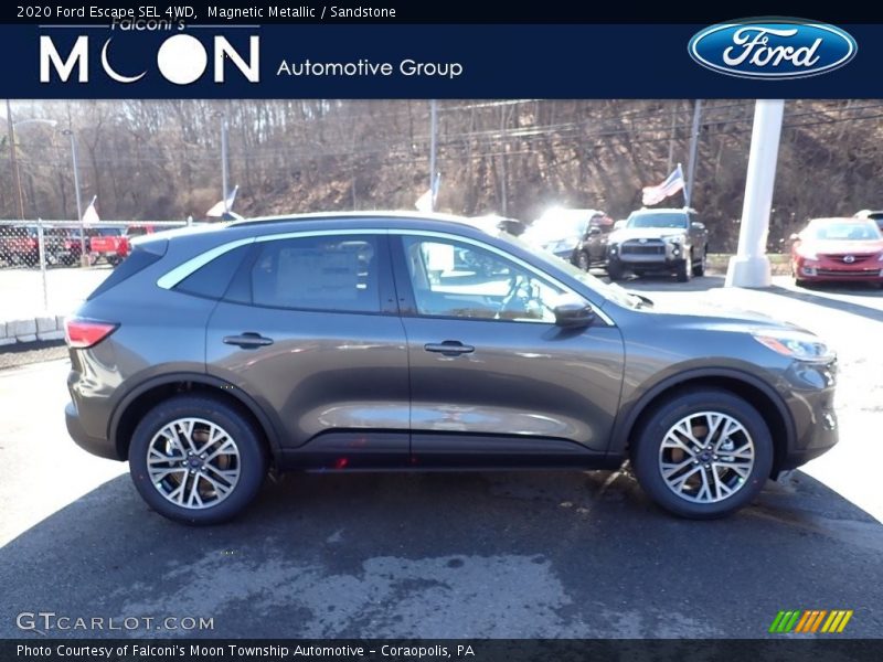 Magnetic Metallic / Sandstone 2020 Ford Escape SEL 4WD