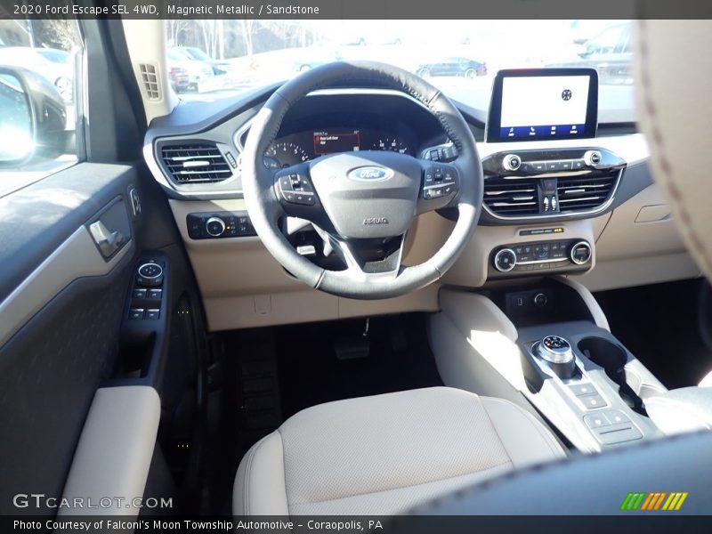 Magnetic Metallic / Sandstone 2020 Ford Escape SEL 4WD