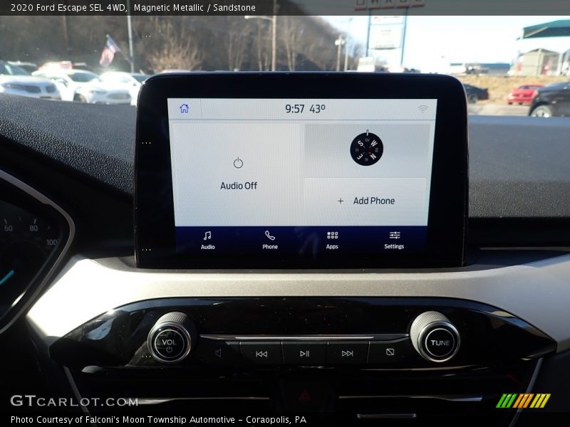 Magnetic Metallic / Sandstone 2020 Ford Escape SEL 4WD